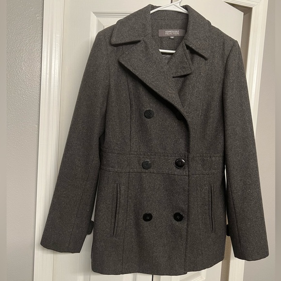 Kenneth Cole Wool Pea Coat - Picture 2 of 8